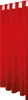 A close-up view of red curtains hanging from a rod. Náhled obrázku produktu