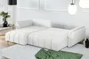 AX LIVING Ecksofa mit Schlaffunktion Verciani L Sofa Weiß Produktbild-Vorschau 4