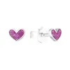 Kinder Ohrstecker Purple Heart Prinzessin Lillifee aus Produktbild-Vorschau 1
