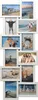 A collage of multiple framed photos, mostly featuring beach and family scenes. Anteprima dell’immagine prodotto