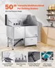 Station de lavage pour chiens VEVOR en acier inoxydable, Voir les images du produit 2