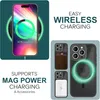 MagSafe Hülle Hybrid für iPhone 15 Pro Frosted Hard Case Produktbild-Vorschau 5