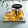 1.5L Glas Teekanne mit hitzebest?ndigem Edelstahlfilter, Produktbild-Vorschau 4