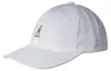 Kangol Baumwolle Baseball-Cap mit verstellbarem Lederverschluss in weiß