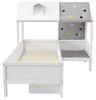 Kinderbett 90 x 200 cm im Hausdesign mit Zeltstoff & Produktbild-Vorschau 12