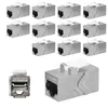 kwmobile 12x Keystone Modul für CAT 6A Kabel - 10 Gbit/s Produktbild-Vorschau 5