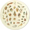 MuchoWow® Mauspad Mousepad Muscheln - Meerestiere - Vintage Produktbild-Vorschau 1