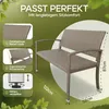 CASARIA® Gartenbank Sitzbank Wetterfest Kunststoff 320kg Produktbild-Vorschau 3