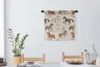 MuchoWow® Wandteppich Wandbehang Pferde - Rosa - Muster - Produktbild-Vorschau 2