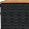 6-tlg. Garten-Sofagarnitur mit Kissen Schwarz Poly Rattan Produktbild-Vorschau 9