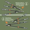 VonHaus 3-Teiliges Gartenschere Set mit Teleskopisch Produktbild-Vorschau 2