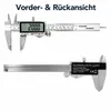 Messschieber aus Edelstahl, USB wiederaufladbar max. 150 Produktbild-Vorschau 2