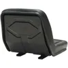 The back view of a black tractor seat with mounting brackets. Náhľad obrázku produktu