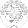 3100 Original HAUG Diagrammscheiben 125 100 (125 km/h Voir les images du produit 6
