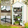 Outsunny PE-Gartengewächshaus mit 4 Regalböden, Produktbild-Vorschau 7