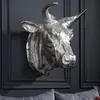 cagü: XXL Design Deko Steierkopf [MINOTAURUS] Silber aus Produktbild-Vorschau 7