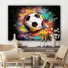 Leinwand Bilder 120x80 cm - Graffiti Fußball, moderne Produktbild-Vorschau 7
