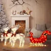 LEADZM 2-teiliges Weihnachtsbeleuchtung Rentier mit Produktbild-Vorschau 10