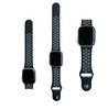 Silikon Sport Armband Schwarz Grau kompatibel mit Apple Produktbild-Vorschau 3
