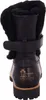 The back view of a black winter boot with fur lining. Anteprima dell’immagine prodotto
