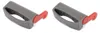 Two gray and red trigger locks are shown against a white background. Produktbild-Vorschau