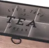 Koopman Teedose aus Holz mit Glasdeckel - 6 Fächer Produktbild-Vorschau 10
