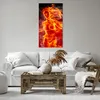 Bild auf Leinwand - Leinwandbild - Frau Flammen Produktbild-Vorschau 6