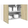 vidaXL Hängeschrank Lyon Sonoma-Eiche 80x31x60 cm Produktbild-Vorschau 4