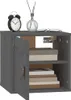 vidaXL Wandschrank Grau 31,5x30x30 cm Massivholz Kiefer - Produktbild-Vorschau 8