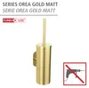 WENKO Turbo-Loc® WC-Garnitur Mod. Orea Gold Matt Produktbild-Vorschau 2