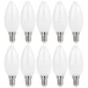 10 x LED Filament Leuchtmittel Kerze C35 1W E14 matt 110lm Produktbild-Vorschau 1