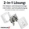 PremiumX PX4 Satdose 4-fach Enddose TWIN Antennendose CLASS Produktbild-Vorschau 3
