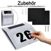 FIVMEN Hausnummer Beleuchtet Solar Edelstahl Produktbild-Vorschau 4