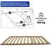 Coemo Lattenrost FIX 80x200 cm mit 13 Federleisten - nicht Produktbild-Vorschau 6