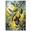 Leinwandbild Oliven Acryl handbemalt 80x120 Feeby Grün bild Produktbild-Vorschau 3