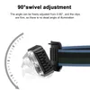 Close-up of a headlamp with a diagram showing its 90-degree swivel adjustment. Náhľad obrázku produktu