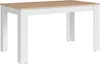 Tisch >NORI< in Weiß/Eiche-Optik 120 x 75 x 80 cm Produktbild-Vorschau 1