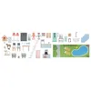 Playtive Holz Puppenhaus 54-teilig ca. B 64 x H 80 x T 31 Produktbild-Vorschau 8