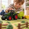 Spielzeug Traktor mit Ballenpresse und Heuballen Produktbild-Vorschau 4