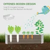 Outsunny Hochbeet aus verzinktem Stahl Gartenbeet Produktbild-Vorschau 6