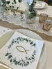 20 Servietten Communion Branches white - Fisch im Kranz Produktbild-Vorschau 4