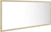 vidaXL LED koupelnové zrcadlo Sonoma Oak 100x8,5x37 cm Náhled obrázku produktu 3