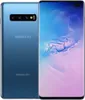 A blue Samsung Galaxy S10+ smartphone is shown from the back and front. Produktbild-Vorschau