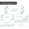 50er-Set Seifenblasen-Aufkleber Hochzeit Eukalyptus Liebe Produktbild-Vorschau 6