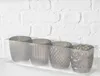 Boltze Windlicht Set Marilu 4-teilig grau Deko-Gl?ser Produktbild-Vorschau 3