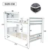 Flieks Etagenbett 90x200cm mit Rausfallschutz, Hochbett mit Produktbild-Vorschau 4