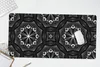 MuchoWow® Schreibtischunterlage Blumen - Design - Schwarz - Produktbild-Vorschau 5