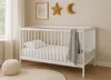 Babybett 120x60 cm aus Holz (Buche) – 3-fach Produktbild-Vorschau 1