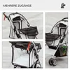 PawHut Hundetrolley, faltbarer Hundebuggy, Hundewagen mit Produktbild-Vorschau 8