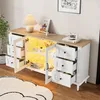 Merax Sideboard mit LED, Multifunktional Kommode mit 6 Produktbild-Vorschau 2